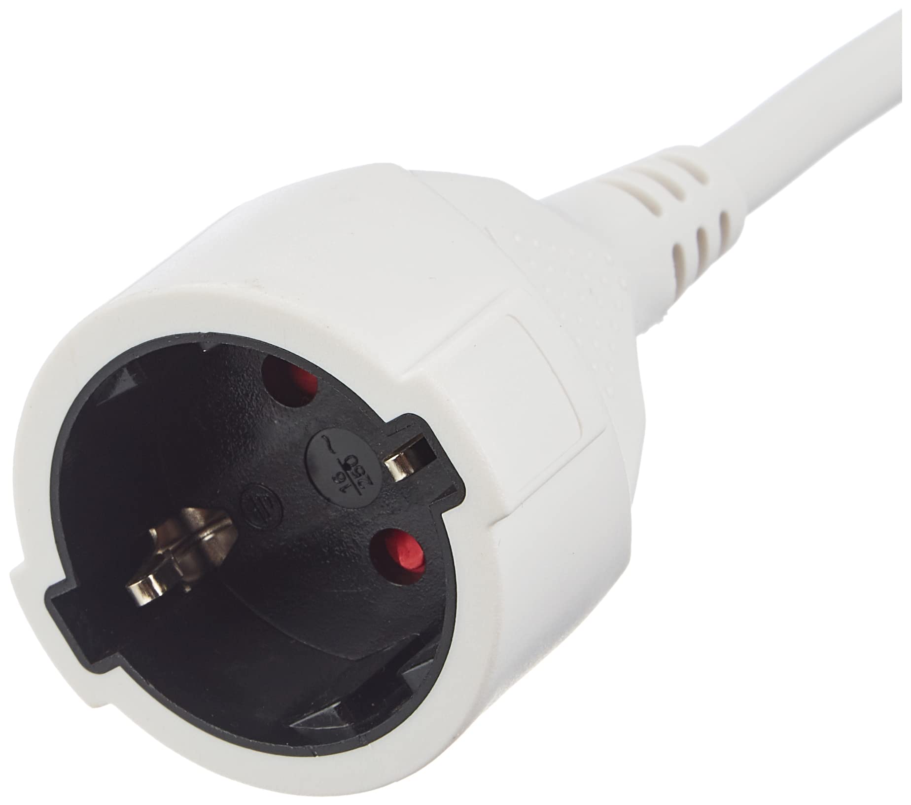 Xavax Keukenaansluitverdeler Power Splitter voor kookplaat en oven (keukenaansluitdoos, voor fornuisaansluitdoos, 2 m, 3x 16 A, max. 11 kW, geringe inbouwdiepte) wit