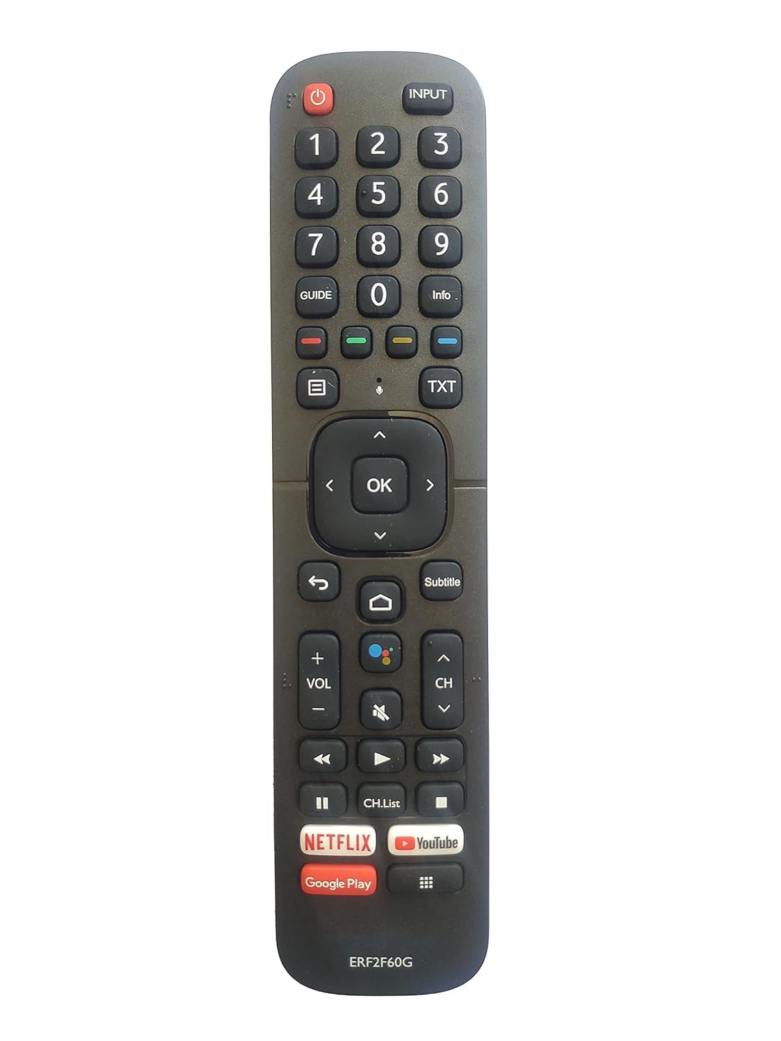 TIVANY INTERNATIONAL ERF2F60G LED Smart TV Remote with Netflix YouTube Google Play Function (Non Voice Function) Compatible for Hisense Non-Voice Remote (B0CTHVYWY1) Amazon Price History, Amazon Price Tracker