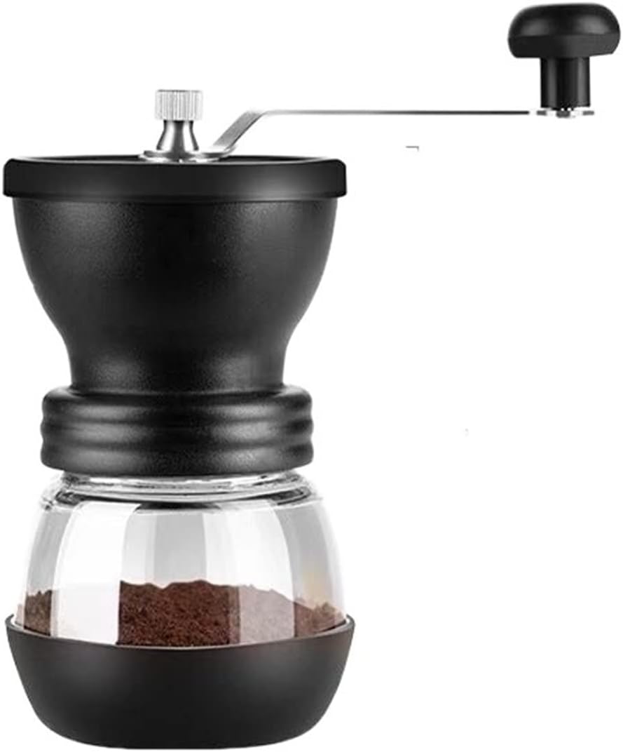 Coffeemaker Pots, Hand Coffee Grinder Grinding Machine Double Bearing Labor-Saving Manual Coffee Bean Grinding Machine