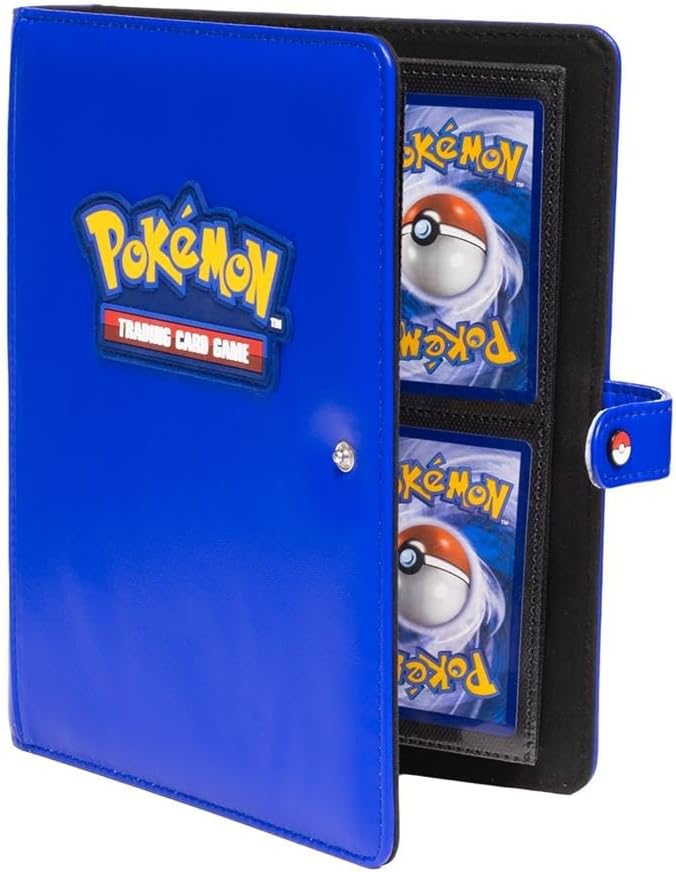 Ultra Pro - Premium Pokémon 4-Pocket Snap Binder, Sleek Premium Secure Protective Card Holder Display Binder for Pokémon Collectors Stylish Storage Solution