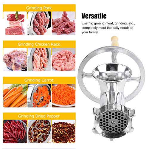 Taidda Manual Meat And Vegetable Grinder Mincer, Separated Meat Grinder Hand Operated Multifunctional Aluminum Alloy Meat, Vegetables, Garlic, Default #TOP2
