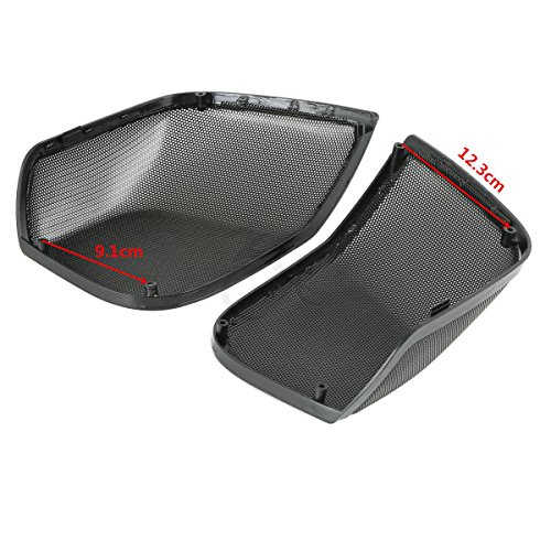 Rejilla para altavoz de tapa de alforja 5" x 7" para Harley Davidson Touring (2014-2024) miniatura 4