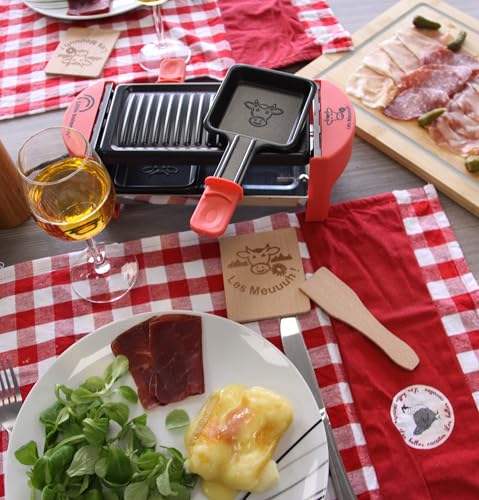 Raclette 2 personnes LITTLE BALANCE Meuuuh...! Brique - vue 6
