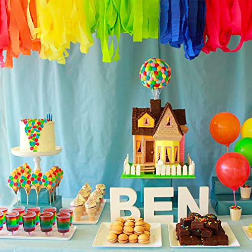 15 Rolls Crepe Paper Streamers, 1230 Feet Party Streamers Crepe Paper Decorations Rainbow Streamers For Wedding, Birthday, Baby Shower, Christmas, Booth Backdrop, Festival & Event Decor #TOP1