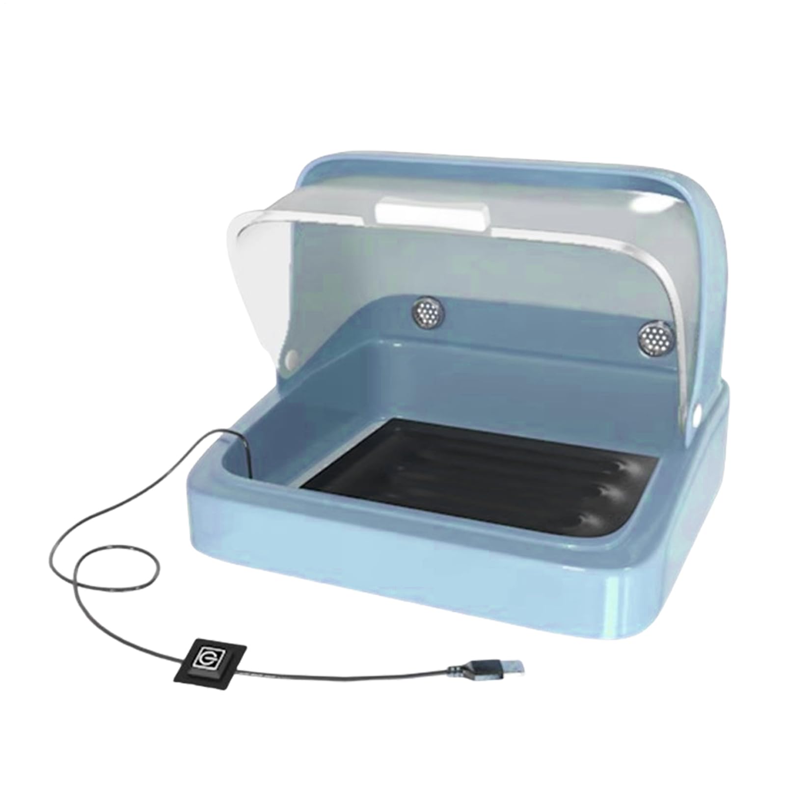 Criadora Para Pollitos térmico ajustable 3 temperaturas | Criadora avícola Placa Calefactora Transpirable Y Transparente Ajustable, Accesorios Para Loros Jóvenes Y