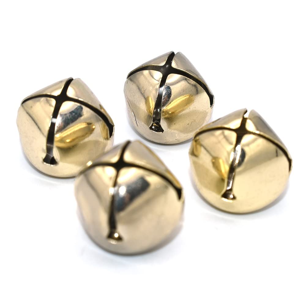 Decorazioni natalizie a forma di campana, Campane di Natale piccole 20 pezzi da mm Oro chiaro