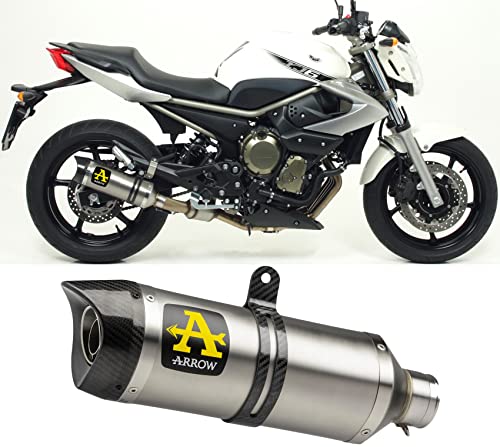 Arrow Thunder silencieux homologué carbone et aluminium moto Yamaha XJ6