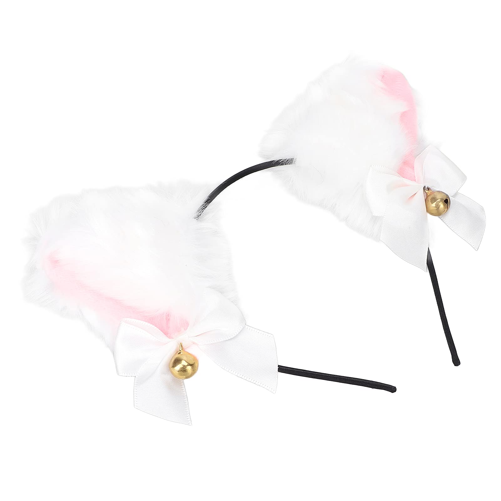 Joli Bandeau Oreilles De Chat Pour Fille - Bandeau En Peluche Neko