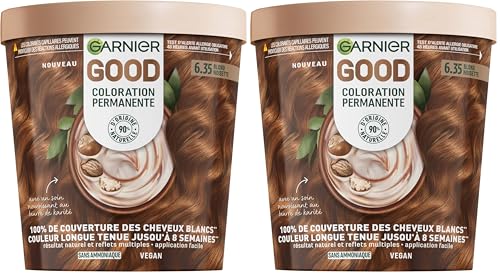 Coloration Garnier Good 6.35 blond noisette pour sublimer vos cheveux au quotidien