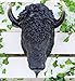 Ebros Gift Large North American Plains Native Wild Bison Buffalo Hanging Wall Decor Sculpture Plaque Figurine 18.5