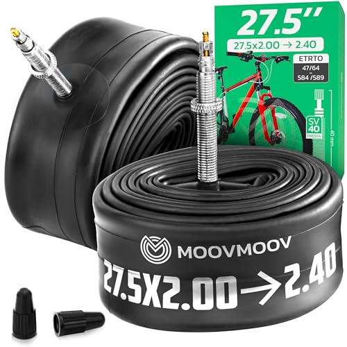 Chambre à air 27.5 Presta pour vélo VTT gravel pneu 27.5x2.10 27.5x2.25 ETRTO 47-584 64-584