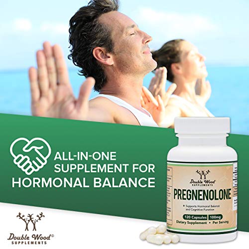 Double Wood Supplements Pregnenolone 100 mg Capsules
