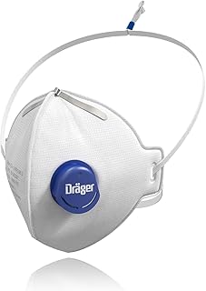 Dräger X-plore 1730 V, Staubmaske, FFP3 Atemschutz mit Ventil, Einheitsgröße, 3 Stück