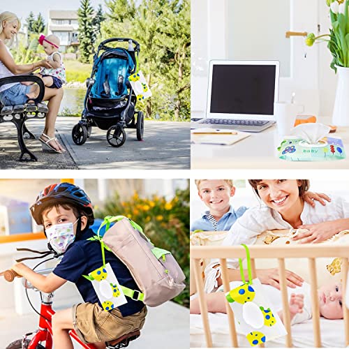 Dommare 4 Pack Baby Wipes Dispenser, Refillable Travel Wet Wipes Holder Portable Reusable Wipe Case Lightweight Waterproof With Sealed Zipper To Keep Wipes Clean And Moist… #TOP5