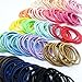 Baby Hair Ties for Little Girls 200PCS Small Hair Bands No Damage Multicolor Nylon Hair Rubber Bands for Toddler Hair Ties Accessories