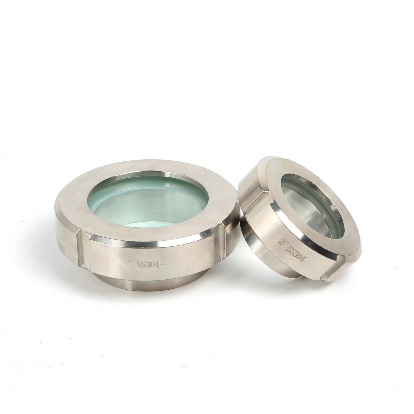 Sanitär-Schauglas SS304 Tank-Sichtglas 25MM-108MM Edelstahl SS304 Schauglas Schweißende Schauglas(OD108mm 1580g)