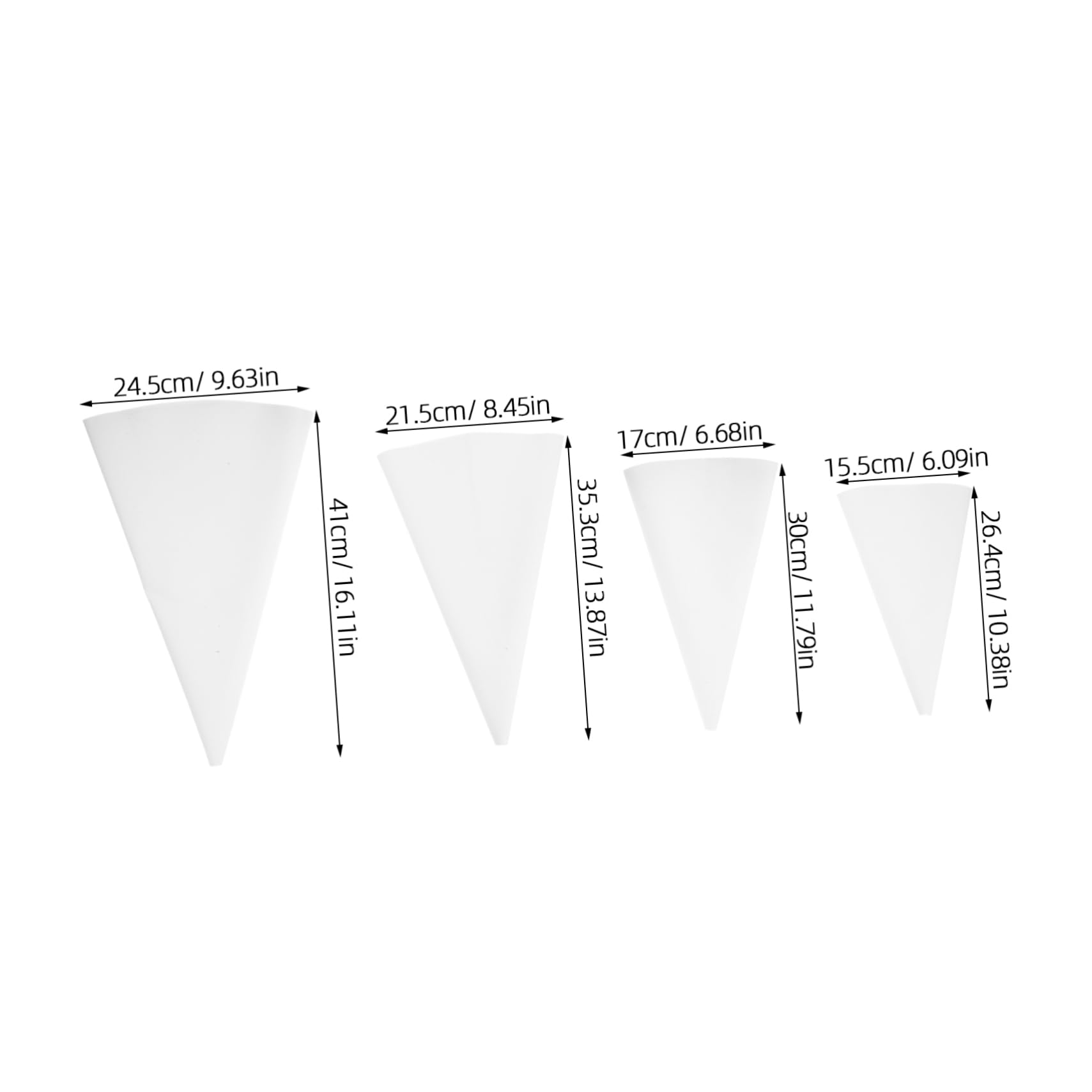 4pcs Reusable Pastry Bags Cake Decorating Tools Burst Design for Baking Frosting Cupcakes User Friendly Food Grade Safe