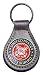 United States Coast Guard leather key fob or keychain Brown