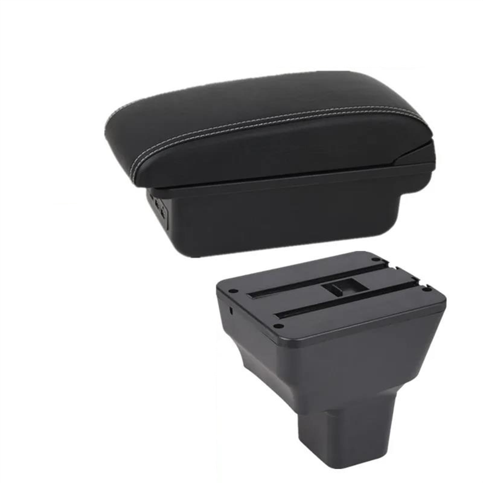 Noheeu B1 White Line Car Armrest Box 2020-2024 Interior Dedicated Retrofit Storage Accessories For Versa For Almera