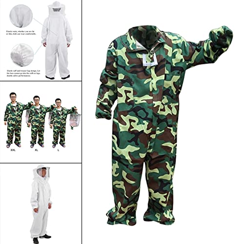 Perfeclan Imkeranzug, Imkeranzüge Overall Outfit Ausrüstung Bienenzuchtbedarf mit schützender, selbsttragender, runder… – Bild 8