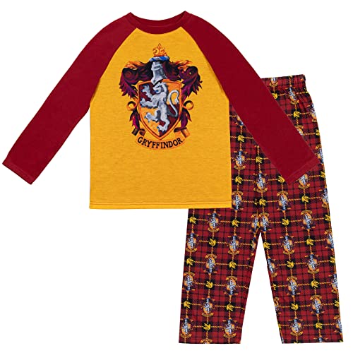 Harry Potter Hufflepuff Ravenclaw Slytherin Gryffindor Boys/Girls Pajama Shirt and Pants Little Kid to Big Kid