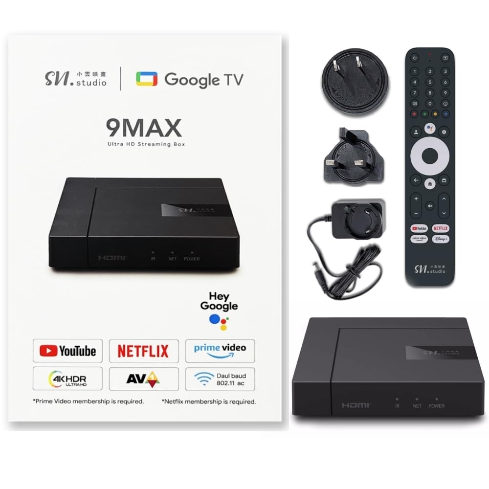 SviCloud 小雲盒子Svicloud 9 MAX Android TV Box 2023 4+64GB Smart