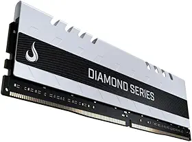 Memória 16GB DDR4 3200MHz Rise Mode Diamond - CL22 - com Dissipador - Branco - RM-D4-16G-3200D