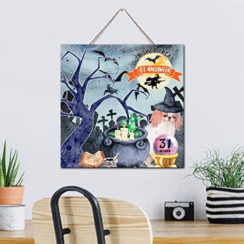 Trick or Treat Halloween en bois : déco murale pour chambre chic - 5