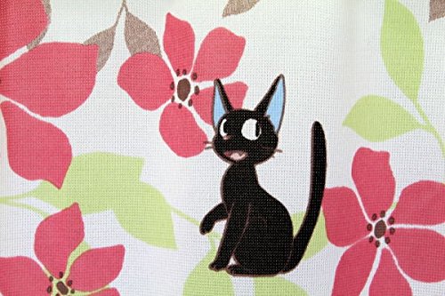 Amazon｜カフェカーテン 魔女の宅急便 ジジ柄 アンフルール 11112naru