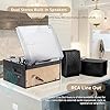 GOLDSHIP 9 in 1 Record Player 3 Speeds Vinyl Turntable with Bluetooth Vintage Turntable CD/Cassette Player/AM/FM Radio/USB/SD/Aux-in/RCA Line-Out #2