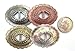 Conchos Mixed Finishes Western 1 1/4