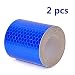 YIYATOO 3M Blue Reflective Safety Warning Conspicuity Tape Film Sticker,2"X10'(5cmx3m)2 roll