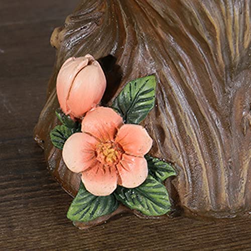 Ascebrk Solar Owl Figurines For Garden Resin Owl Garden Statue Figurine With Solar Light, Outdoor Garden Sculptures Solor Outdoor Statue Decor For Lawn Decor Solar Night Light Ornament #TOP5