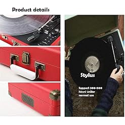 Tourne-Disque, Gramophone, Tourne-Disque Vitesses du Tourne-Disque avec Haut-parleurs stéréo intégrés Prend en Charge la… - Les Beatles, Paul McCartney, John Lennon, RIngo Starr, George Harrison Tourne-Disque, Gramophone, Tourne-Disque Vitesses du Tourne-Disque avec Haut-parleurs stéréo intégrés Prend en Charge la… – Image 3