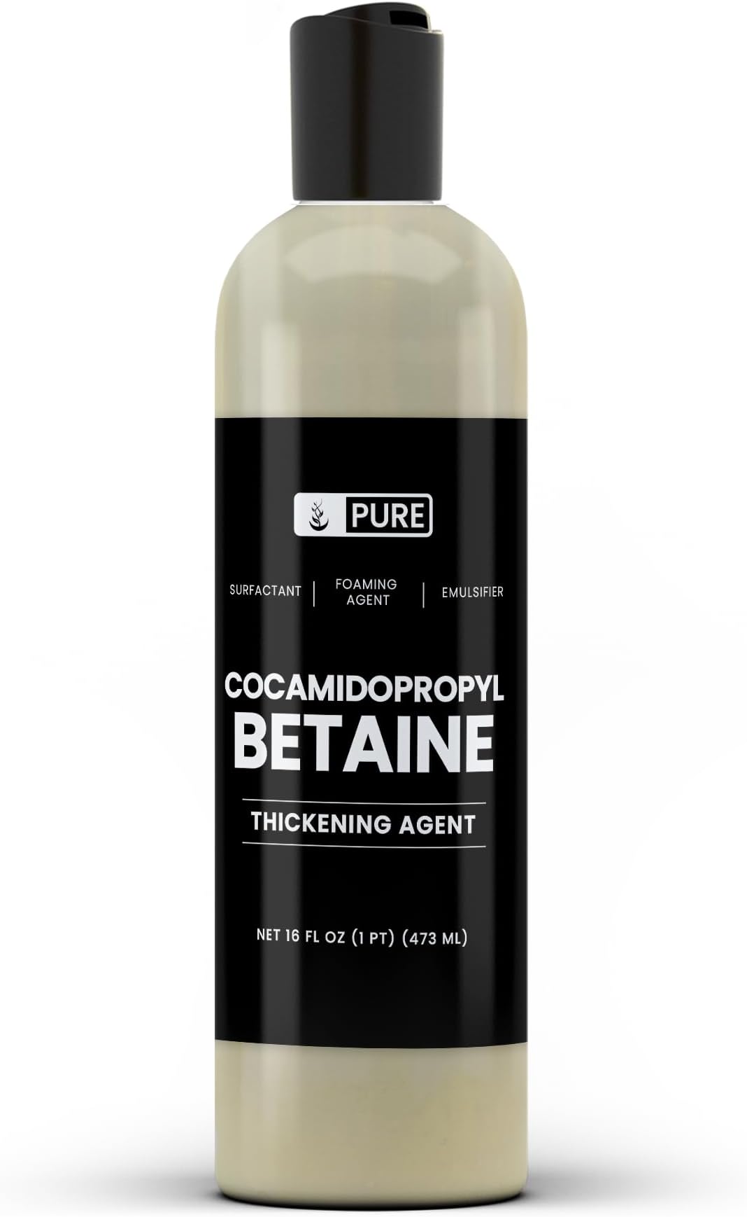 PURE ORIGINAL INGREDIENTS Cocamidopropyl Betaine (16 fl oz) Surfactant, Emulsifier, Natural Foaming Agent