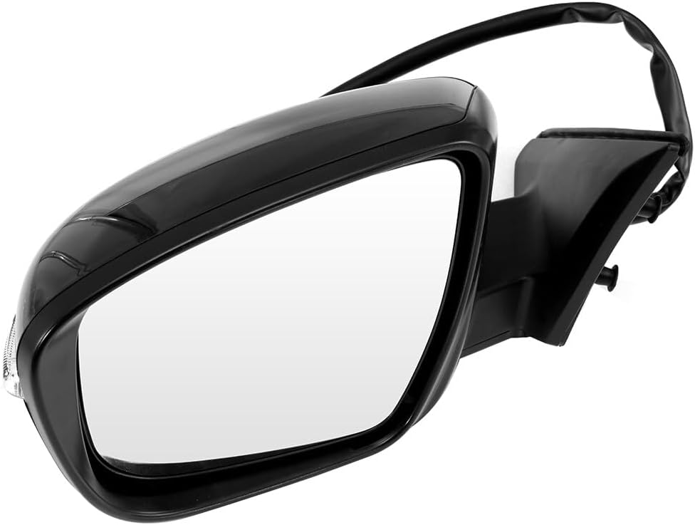 Driver Side Black View Mirrors Fit for 2014 2015 2016 2017 2018 For Nissan Rogue Power Adjustment Heated Camera Turn Signal Exterior Mirrors