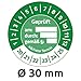 Produktbild AVERY Zweckform 6962-2020 fälschungssichere Prüfplaketten 2020-2025 (selbstklebend, Ø 30 mm, 80 Aufkleber auf 10 Blatt, handbeschriftbare Klebefolie zur Inventarkennzeichnung) grün
