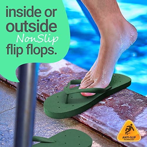 Image of Shower Shoez Men's Non-Slip Gym Pool Dorm Water Sandals Flip Flops