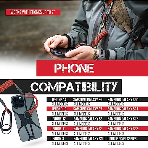 Rogue Fishing Co. The Protector Phone Tether | Use As Cell Phone Lanyard Or Hiking/Boating/Kayak Tether | Phone Leash Ensures Your Phone Is Safe And Protected #TOP5