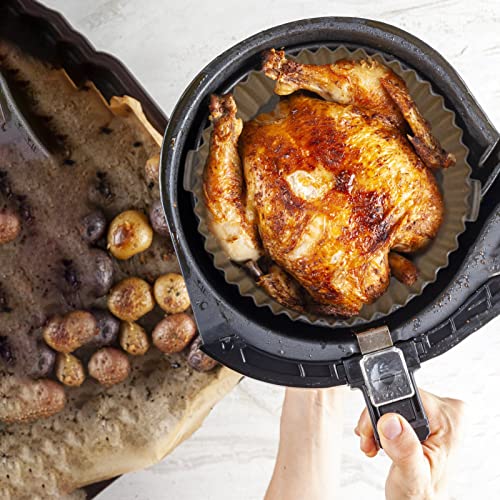 Acessórios para fritadeira a ar | Panela de silicone reutilizável para fritadeira a ar | Forno de fr