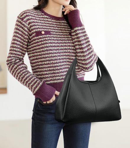 Trendy Vegan Leather Tote Bags for Women Y2k Large Casual Top Handle Handbags Working Shoulder Crossbody Purses3