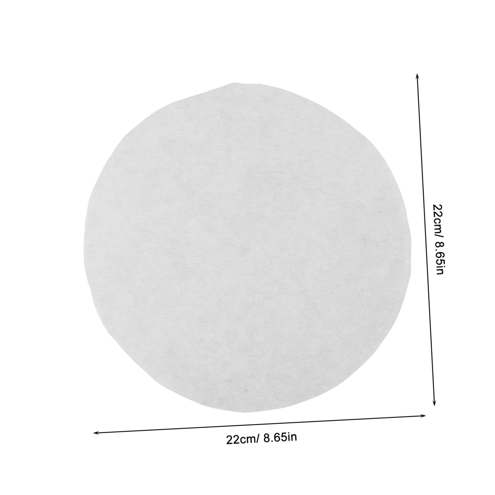 CIYODO 100Pcs Practical Artificial Insemination Filtering Paper Filter Paper for Livestock Breeding Supplies Paper for Filtration