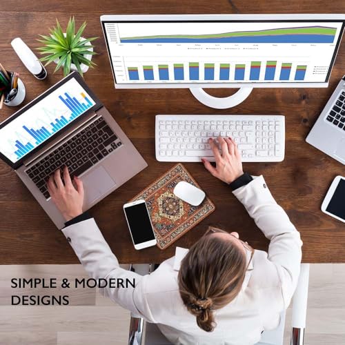 Image of Carpet Pattern Mousepad - Small Non-Slip Rubber Carpet Design Printed Computer Mouse Pad 19x22cm (FMP0221)