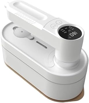 Handheld Steam 180  Rotation Foldable Lightweight Small Powerful Portable Iron Portable Travel Garment Steamer 3 Gear Temperature Hanging Iron, Leak Proof, Mini Heat Press for T-shirt, Hat
