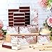 60 Pcs Floral Blank Match Box Container 2.24 x 1.42 x 0.59 Inches Match Storage Boxes Flower Vintage Tea Party Baby Shower Bridal Shower Party Favors for Wedding Guests Decorative (No Matches)(60)