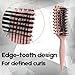 Curly Hair Brush Candybrush Curl Defining Brush for Detangling Shaping and Defining Curls for Women, Men, Wet & Dry Hair (Matte Pink)