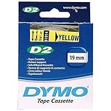 ruban dymo d2 Pays d'origine : Belgique Dymo D2 Rubans support 19 mm x 10 m Jaune