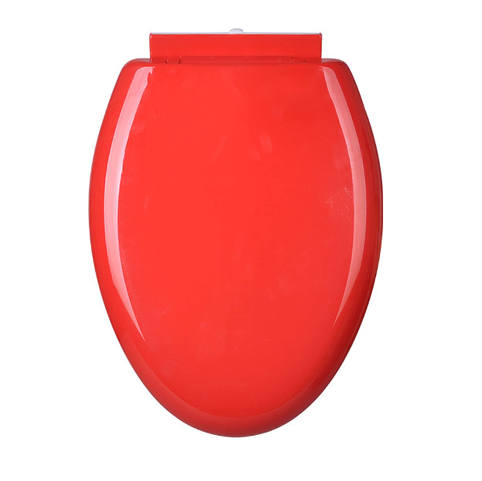 Dxpsxjl Red Sparkling Purple Thick, Shaped Toilet Seat, Thick, Adjustable, Lightweight, Durable, Portable, User-Friendly, Compact, Sparkly, Thickened, Slow, Close