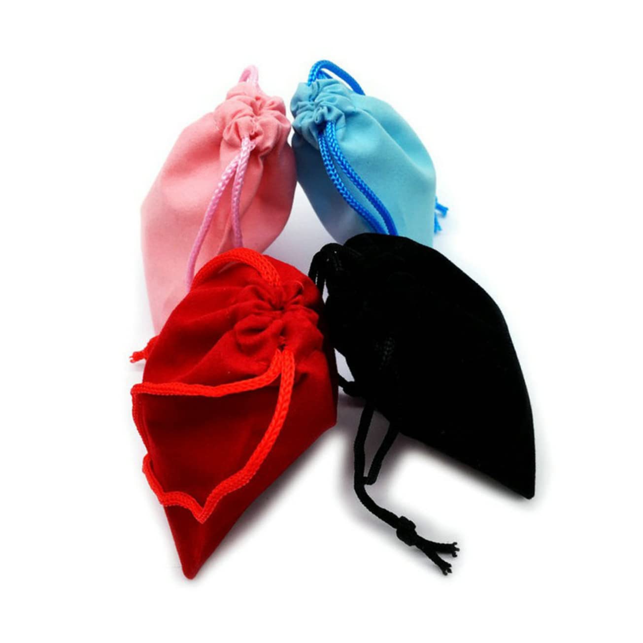 KOMBIUDA 100stücke Plush Drawstring Bags Weiche Schmuckaufbewahrungssäckchen Für Hochzeiten Und Reisen Vielseitig Einsetzbar Für Schmuck Süßigkeiten Und Mehr