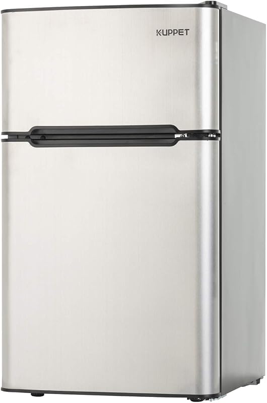 KUPPET 3.2 cu ft Compact Freezer Stainless Steel — 1 of 7